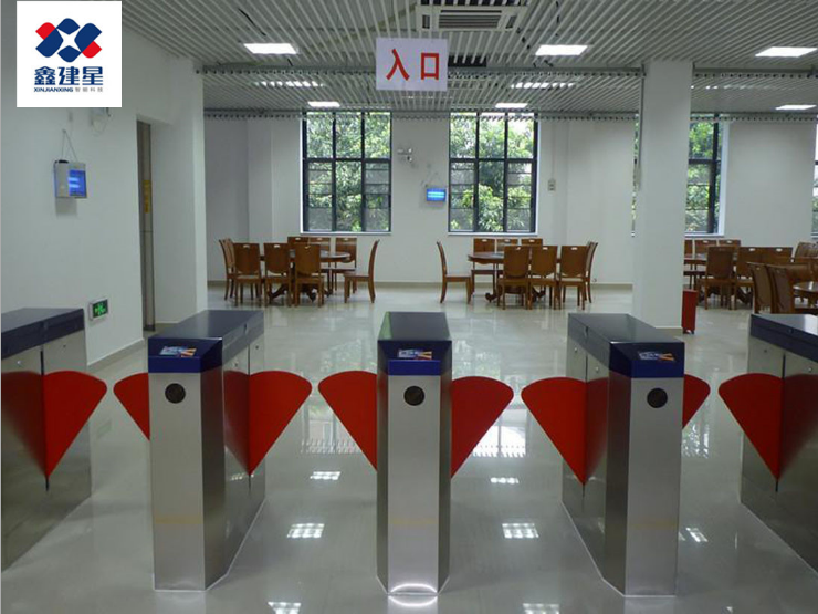 3臺雙機芯2臺單機芯4通道翼閘（紅色翼臂）